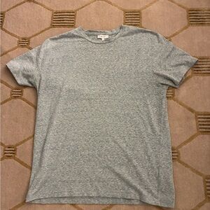Reiss Short Sleeve Tee Light Blue Marl